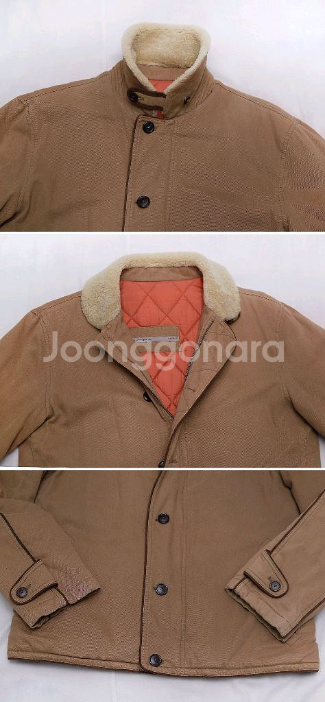 시리즈 양모 시어링카라 트윌코튼 덱자켓 (105+)--3