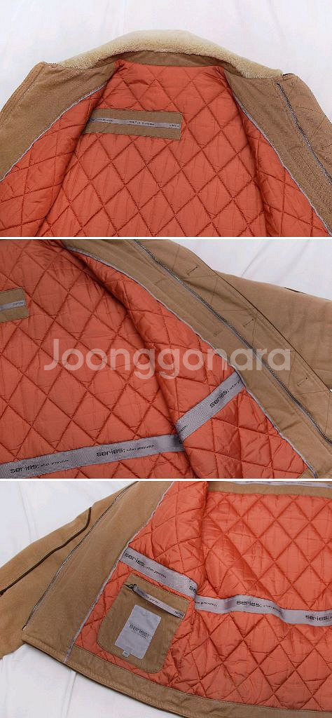 시리즈 양모 시어링카라 트윌코튼 덱자켓 (105+)--6