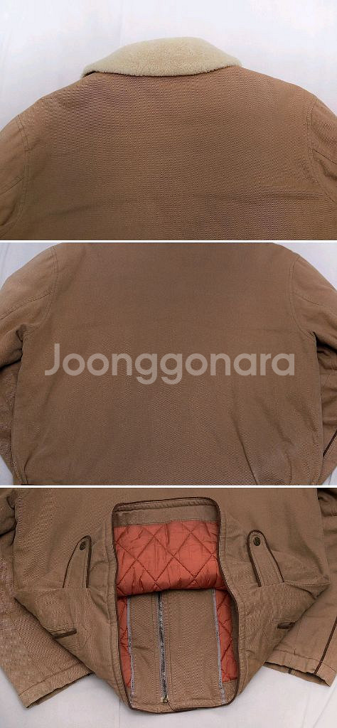 시리즈 양모 시어링카라 트윌코튼 덱자켓 (105+)--4