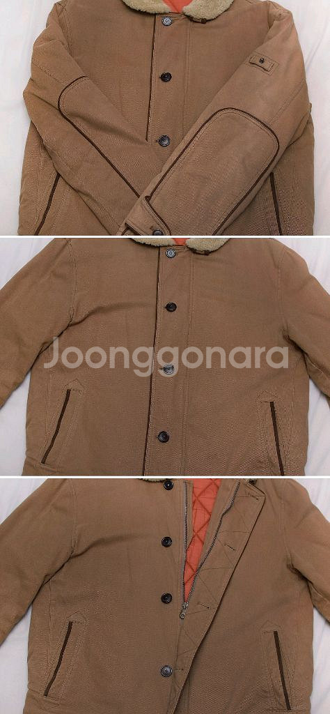 시리즈 양모 시어링카라 트윌코튼 덱자켓 (105+)--5