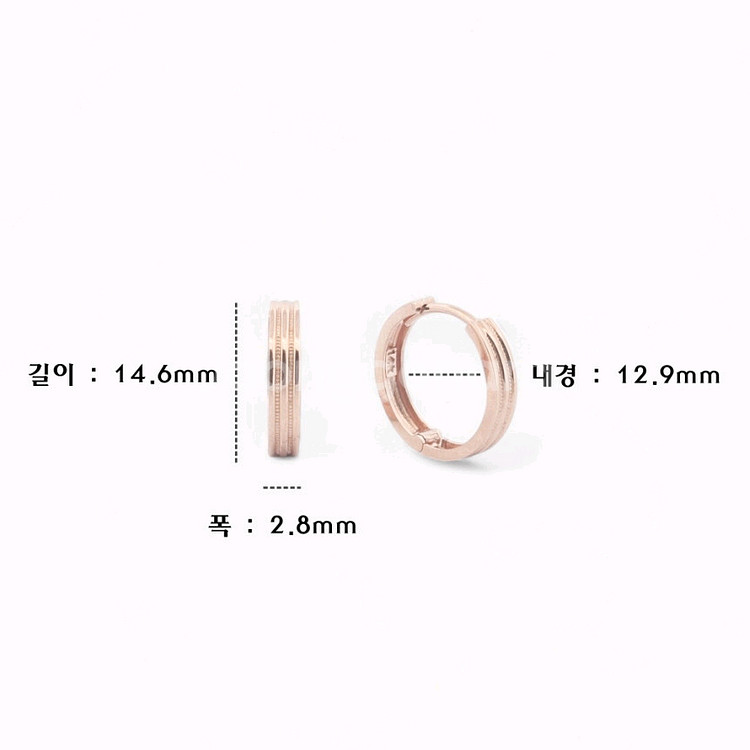 14k 귀걸이 2.01G 시착만함--1