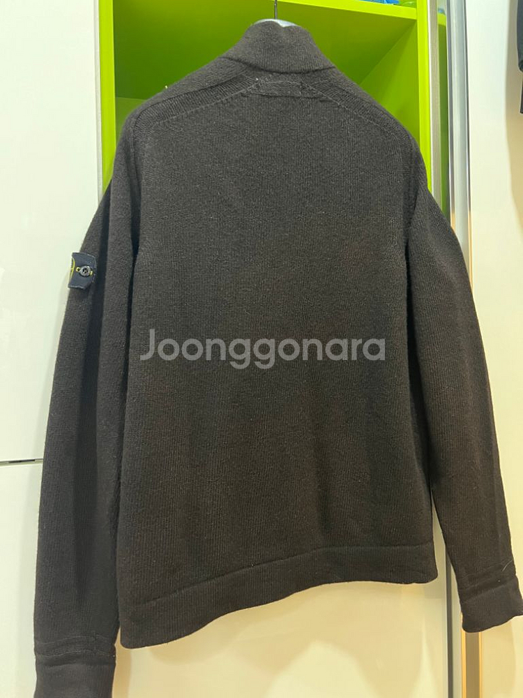 백화점) 스톤아일랜드 다크브라운 집업가디건 M--1