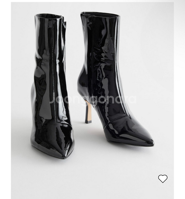 앤아더스토리즈 페이던트 앵클부츠 블랙 38--5