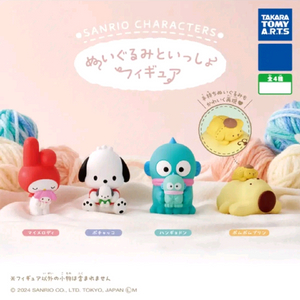 (미개봉) 산리오 미니미 인형과 함께 가챠 마이멜로디 이미지