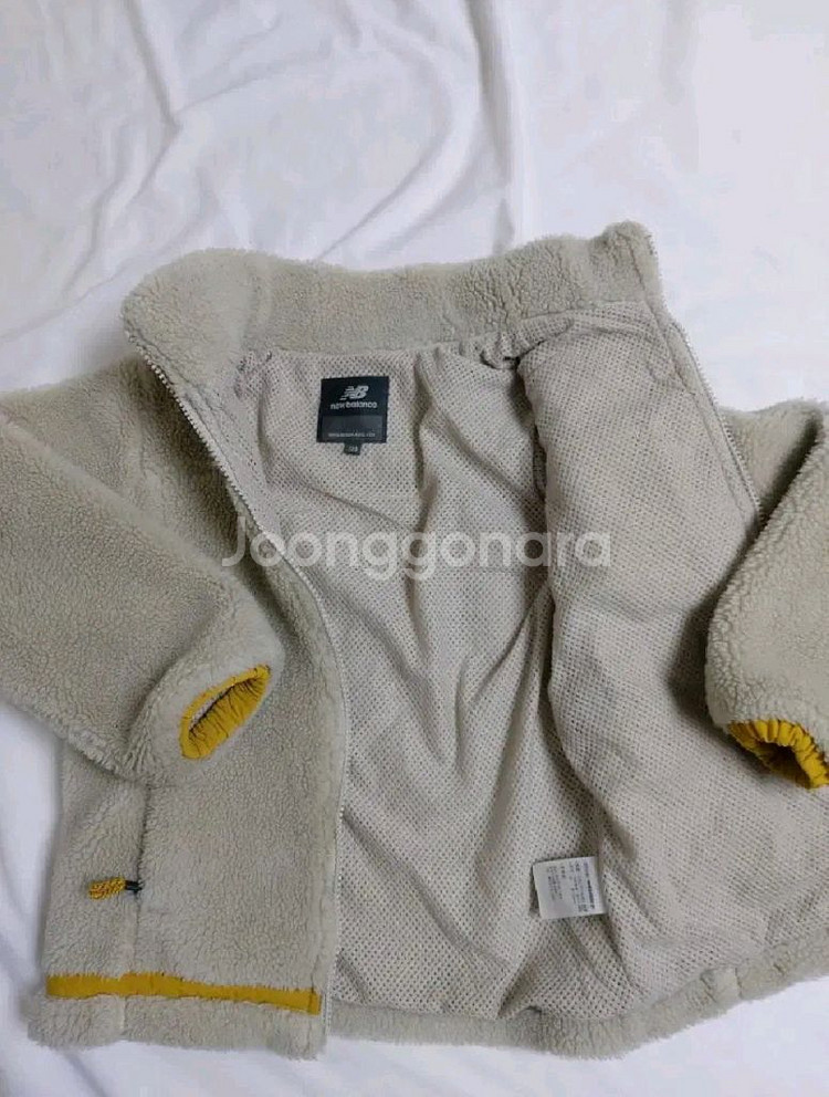 아동뉴발란스플리스후리스점퍼120사이즈뽀글이점퍼--3