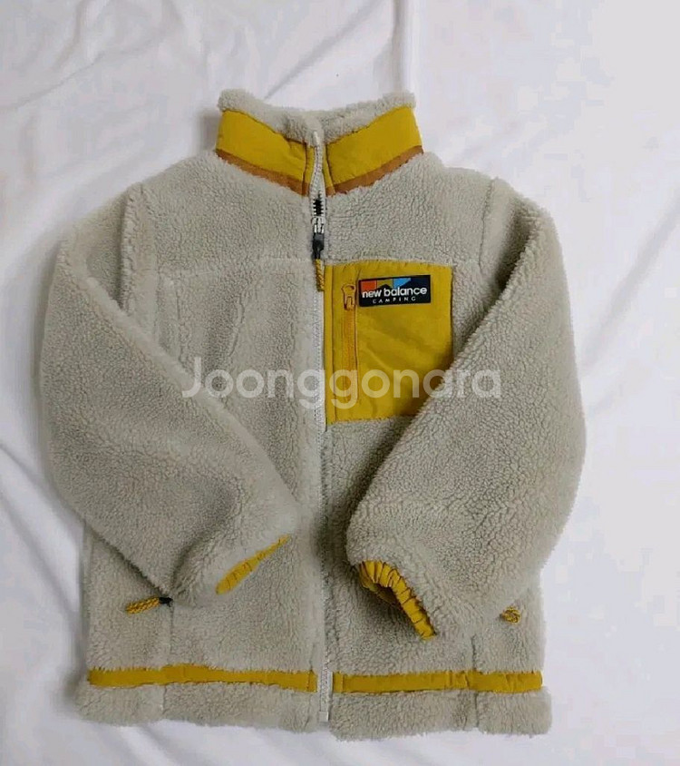 아동뉴발란스플리스후리스점퍼120사이즈뽀글이점퍼--1