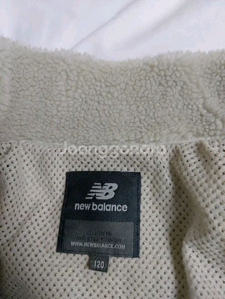 아동뉴발란스플리스후리스점퍼120사이즈뽀글이점퍼--5