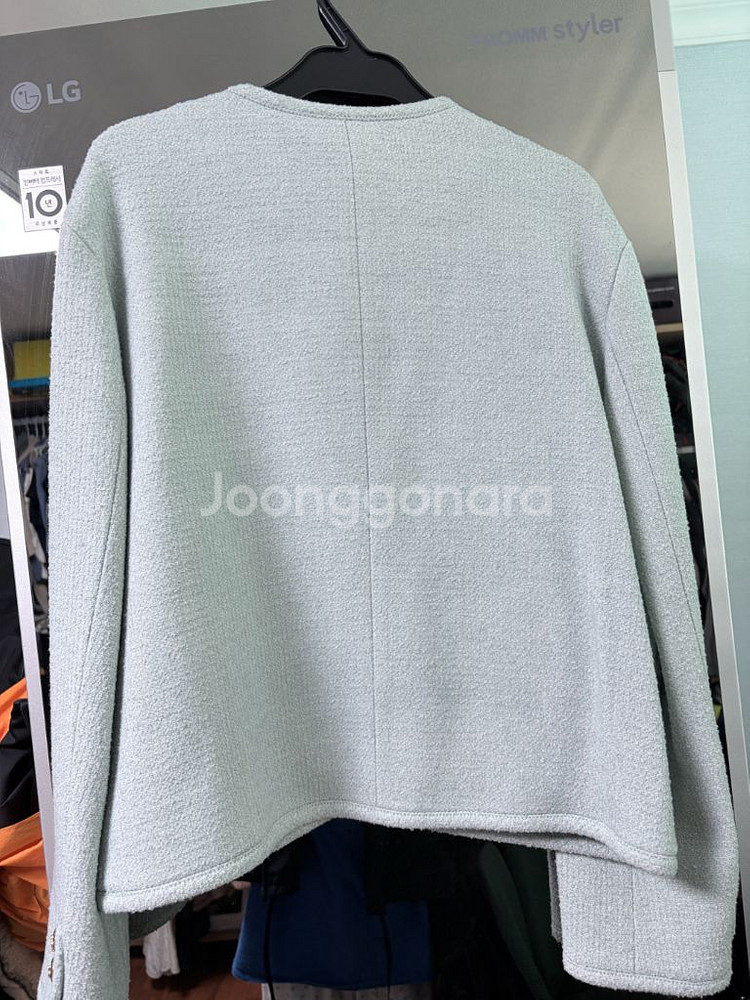 한섬SJ트위드 자켓--1