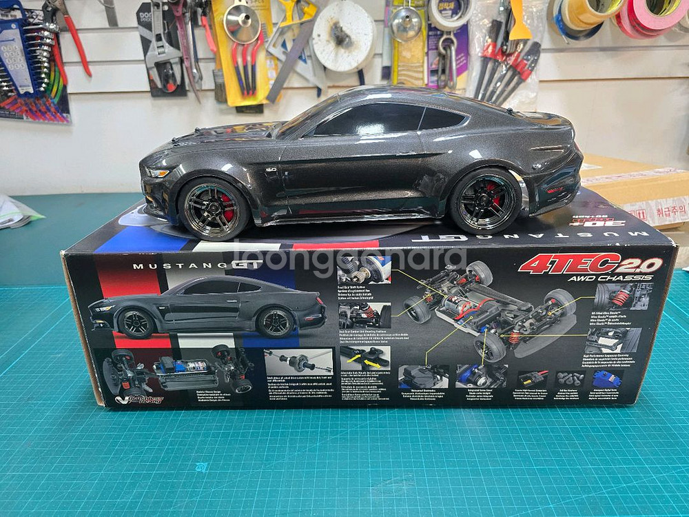 트랙사스 4tec 머스탱 RTR rc카 판매합니다--0