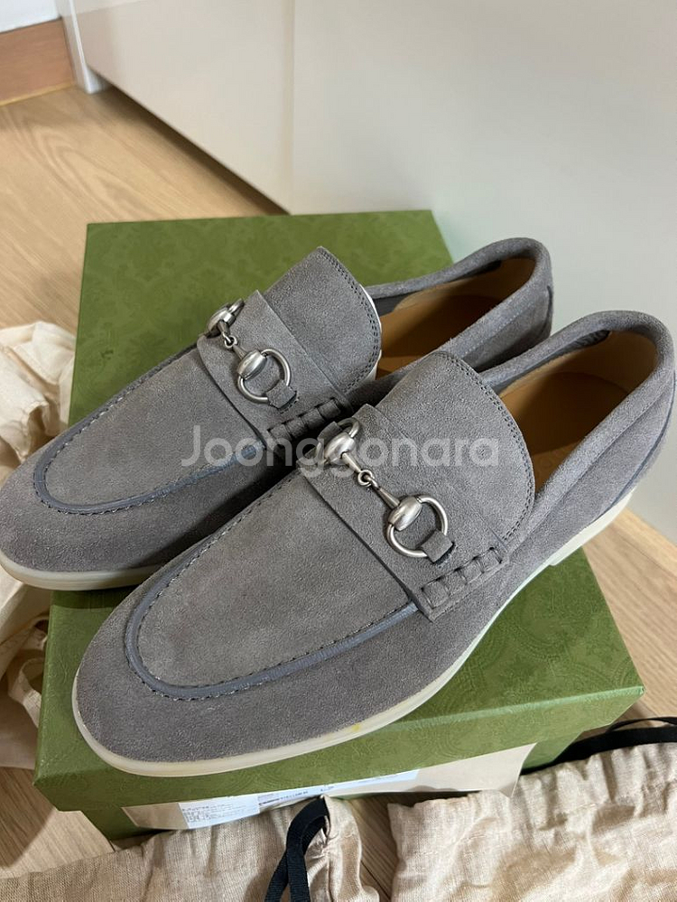 25fw 구찌 홀스빗 스웨이드 로퍼 270 (새상품)--0