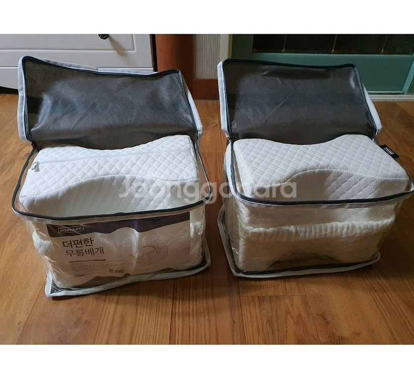 무릎베게2개지퍼커버있어세탁편함사진보기용임저렴히1만4천원--1