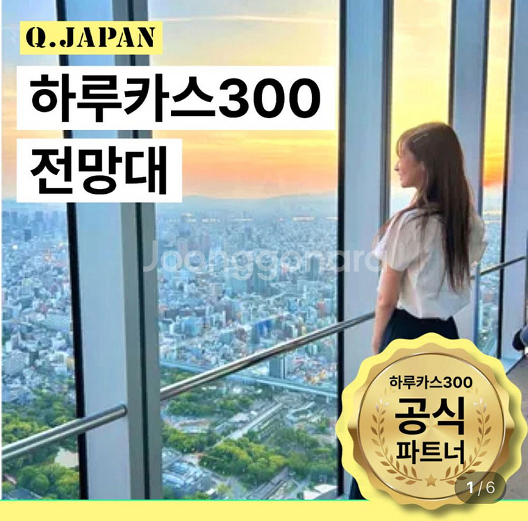 오사카 하루카스300 입장권 2매--0