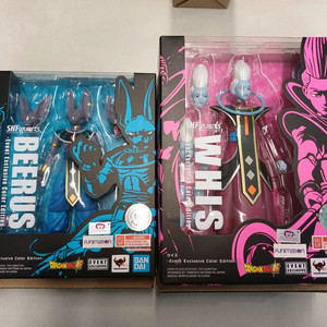 shf 드래곤볼 피규어 코믹콘 한정 비루스&우이스