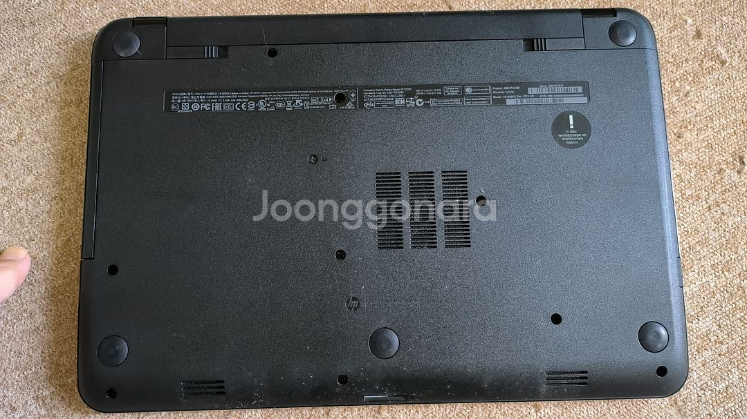 hp 15인치, 4세대, i3-4005u 8/128--2