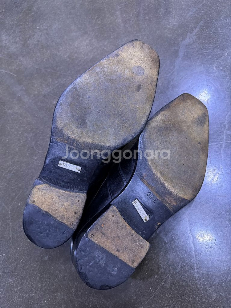 구찌 브로드윅 인터로킹 GG 드레스 로퍼 슈즈 240--7