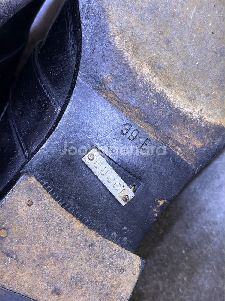 구찌 브로드윅 인터로킹 GG 드레스 로퍼 슈즈 240--9