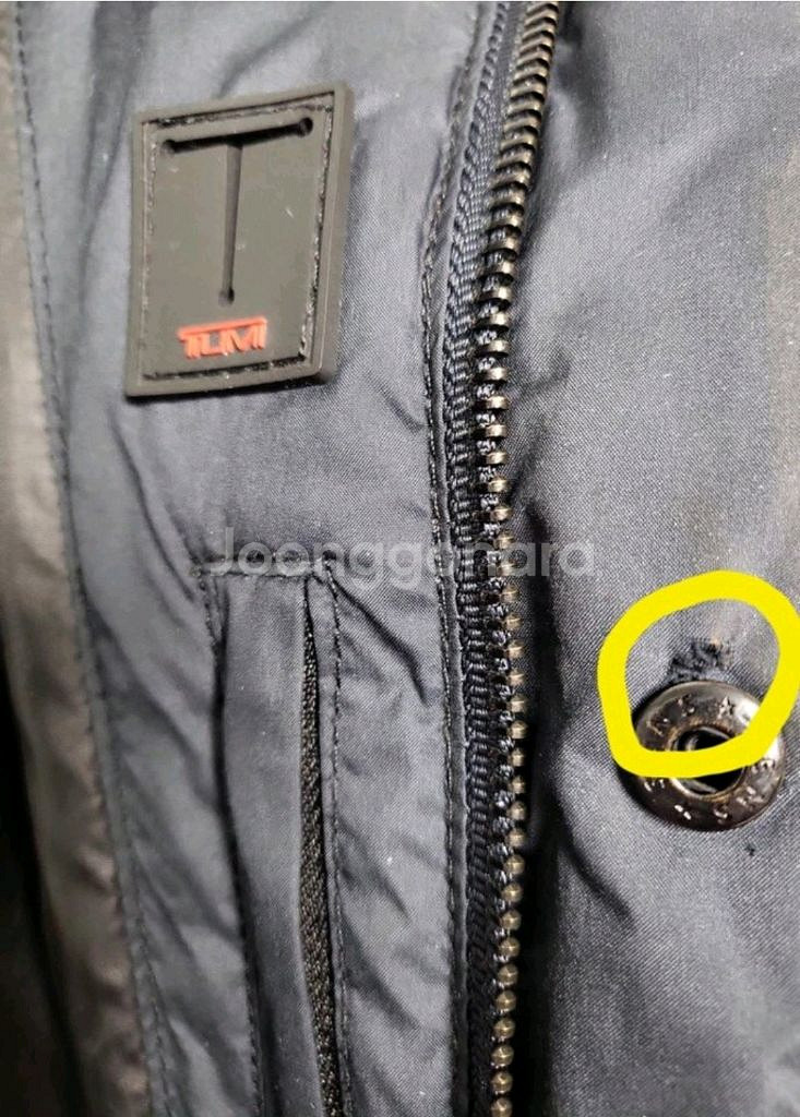 투미 남성 패딩코트95(m)사이즈--9