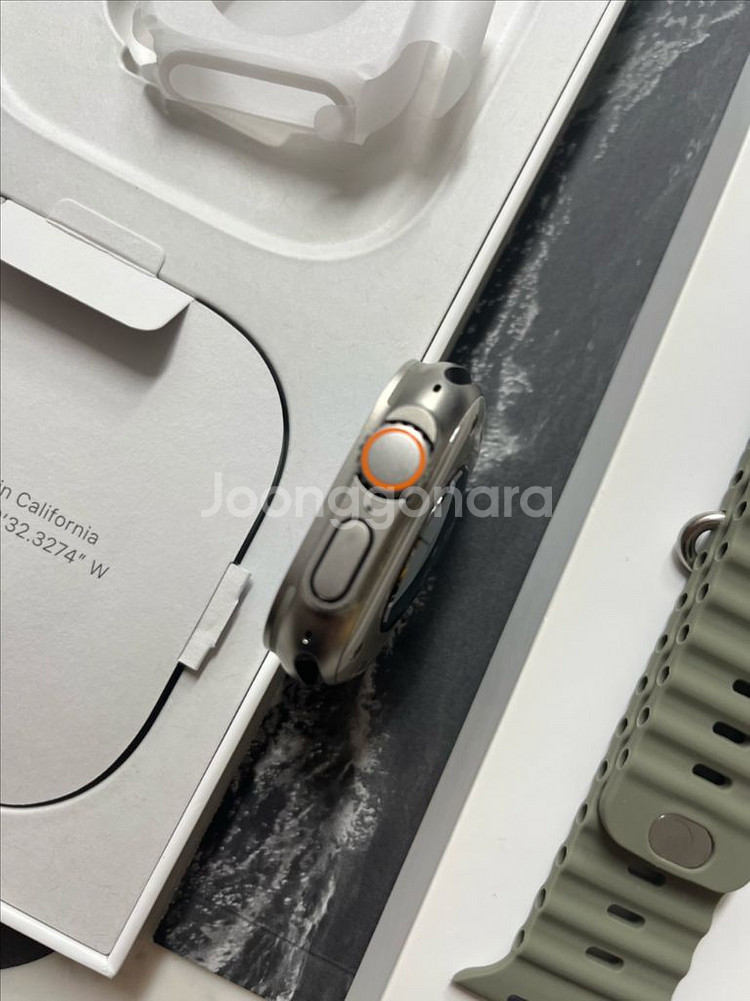 애플워치 울트라1 실버 49mm SSS급--3