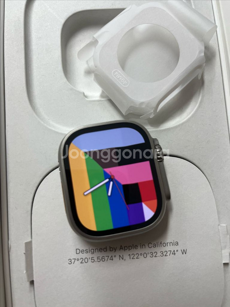 애플워치 울트라1 실버 49mm SSS급--1