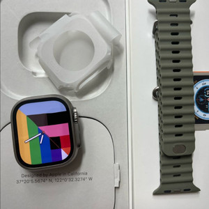 애플워치 울트라1 실버 49mm SSS급