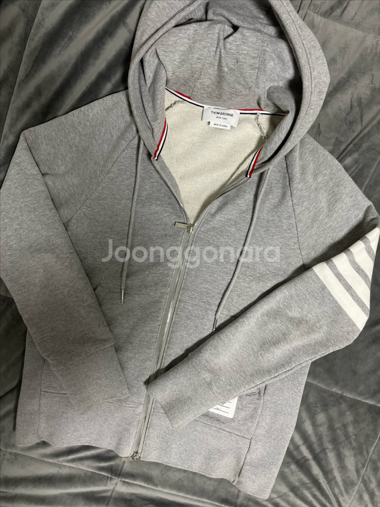 24ss 톰브라운 4선완장 후드집업 4사이즈--0