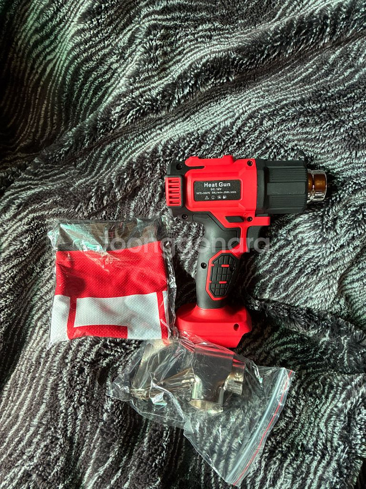 미사용 무선 히팅건 도배 인테리어 자동차 틴팅--0