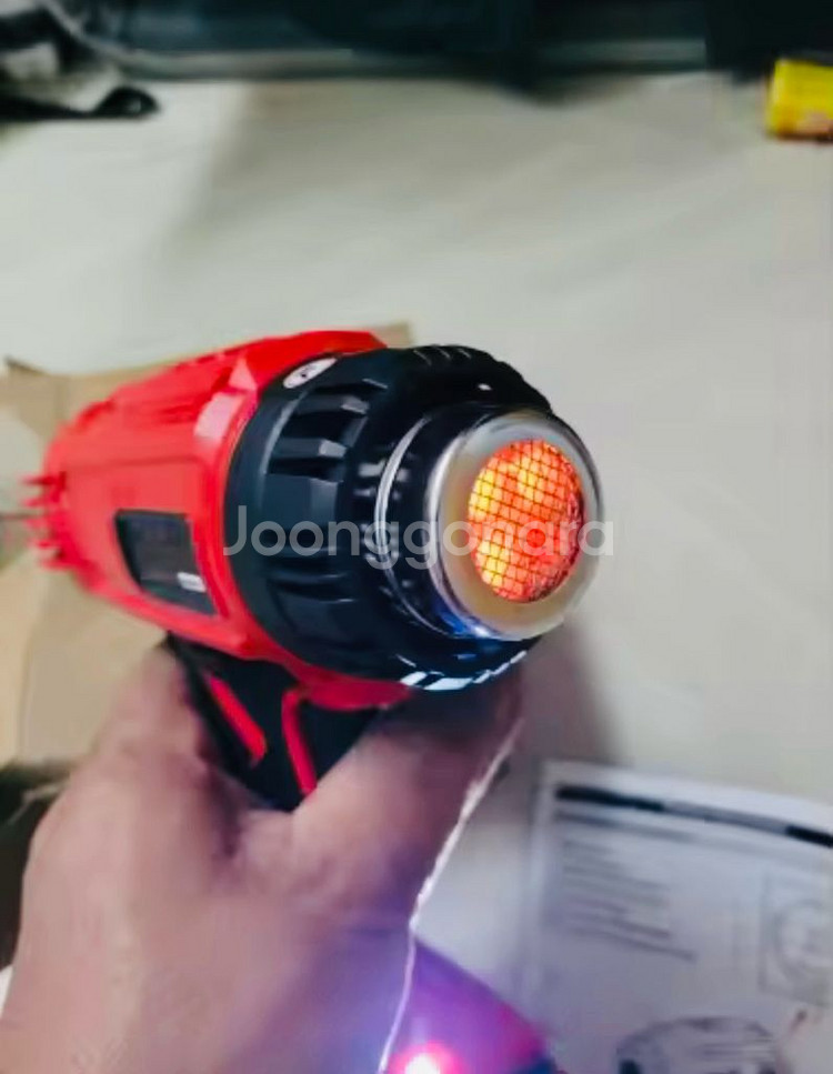 미사용 무선 히팅건 도배 인테리어 자동차 틴팅--1