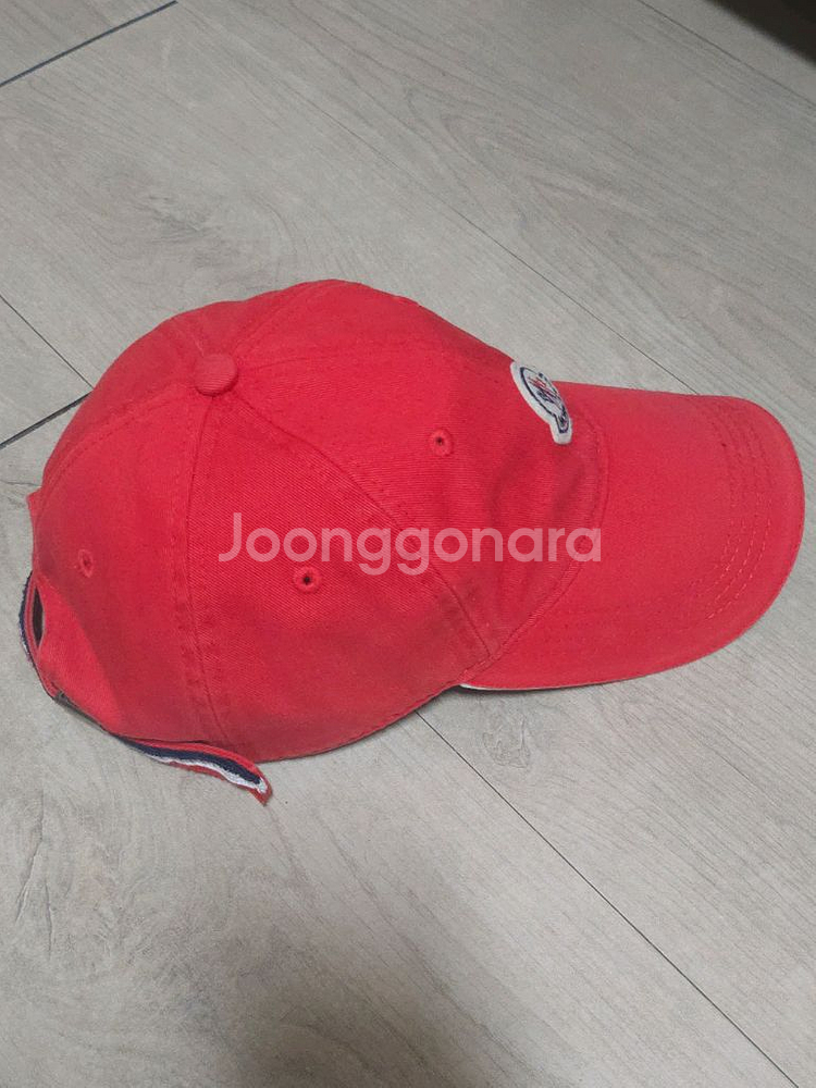몽클레어 레드볼캡--1