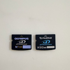 올림푸스/후지필름 XD 카드 1GB, 512MB 일괄