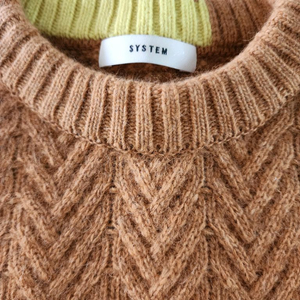 시스템 SYSTEM 여성 니트