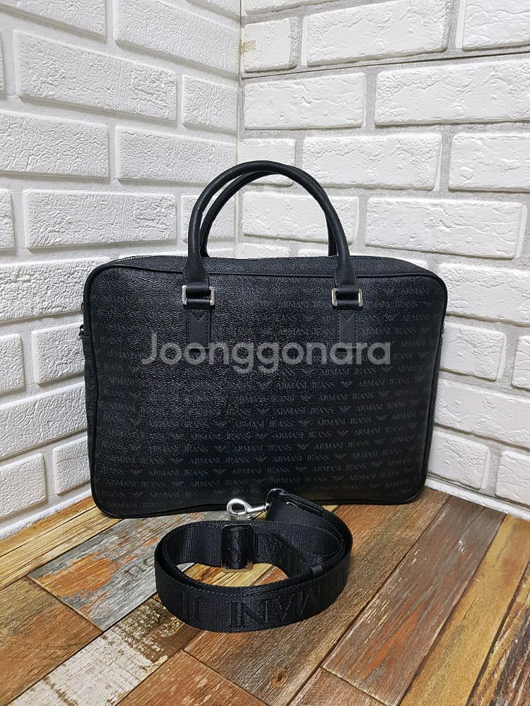 [정품] 아르마니 모노그램 브리프케이스--1