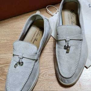 (38)로로피아나신발 썸머워크 펄파우더 로로피아나로퍼