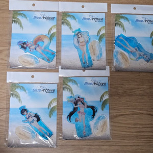[미개봉] 블루아카이브 수영복 아크릴 세트