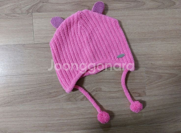 베네통 키즈 여아 털 니트 모자 S 54--0