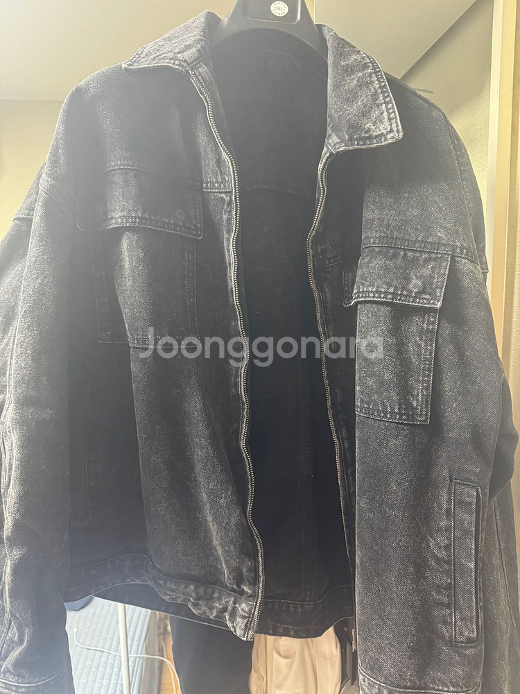 준지50 23fw 흑청자켓 팝니다 (1번착용)오염X--1