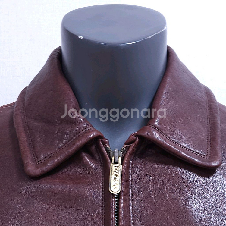 입생로랑 가죽점퍼--1