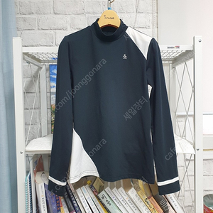 먼싱웨어 여성 골프티셔츠 55 모크넥 반폴라 WC31