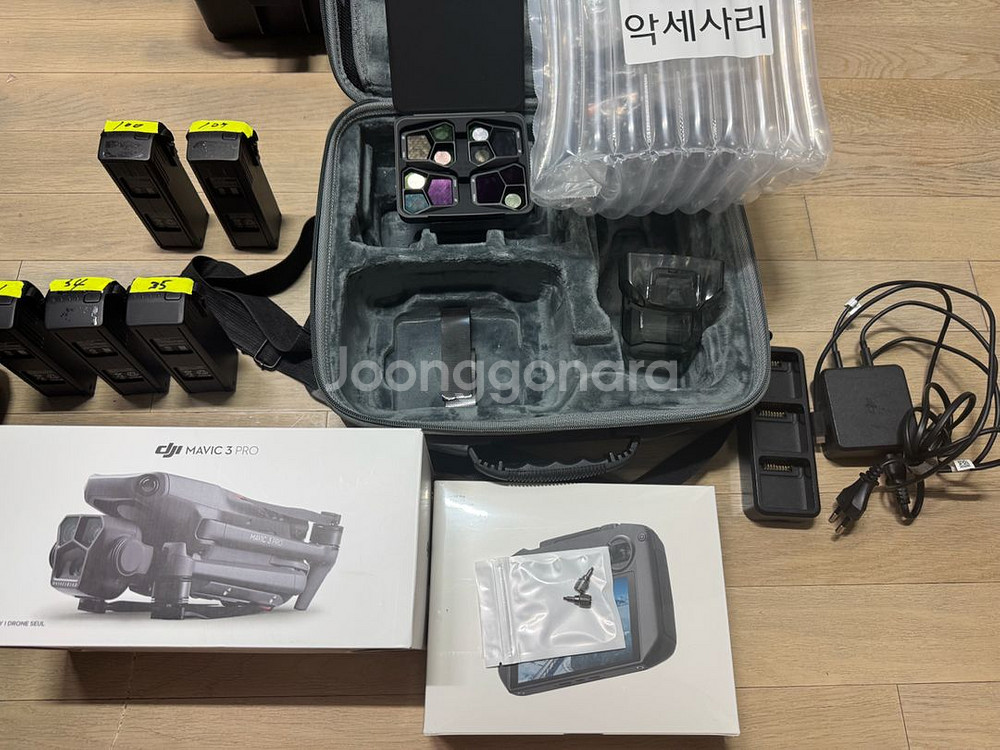 DJI 매빅3프로+RC PRO조종기 미개봉 배터리5EA--0
