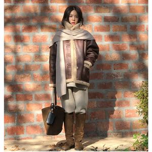 프레쉬라벨 판나 시어링 무스탕