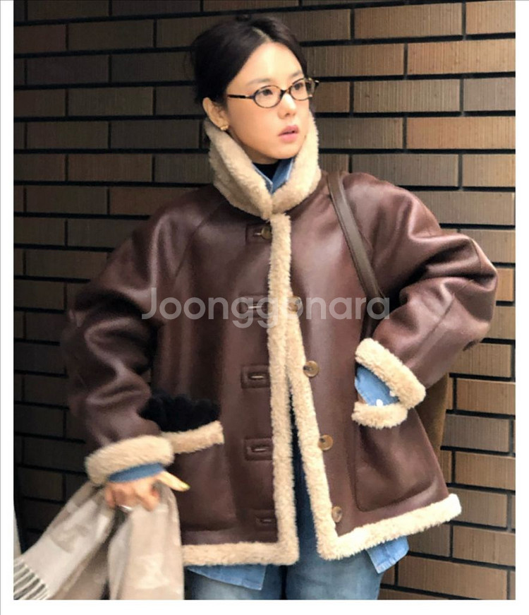 프레쉬라벨 판나 시어링 무스탕--1