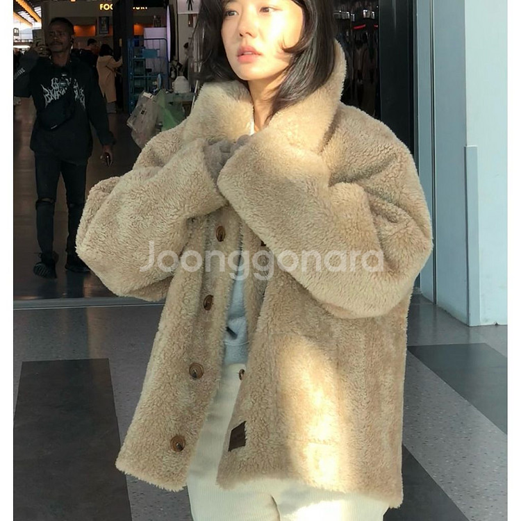 프레쉬라벨 판나 시어링 무스탕--2