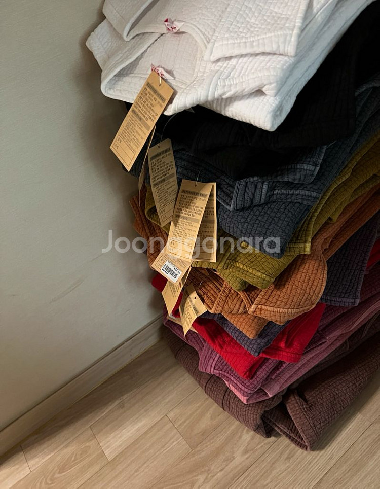 누비 생활한복 원피스 세트 새상품--0