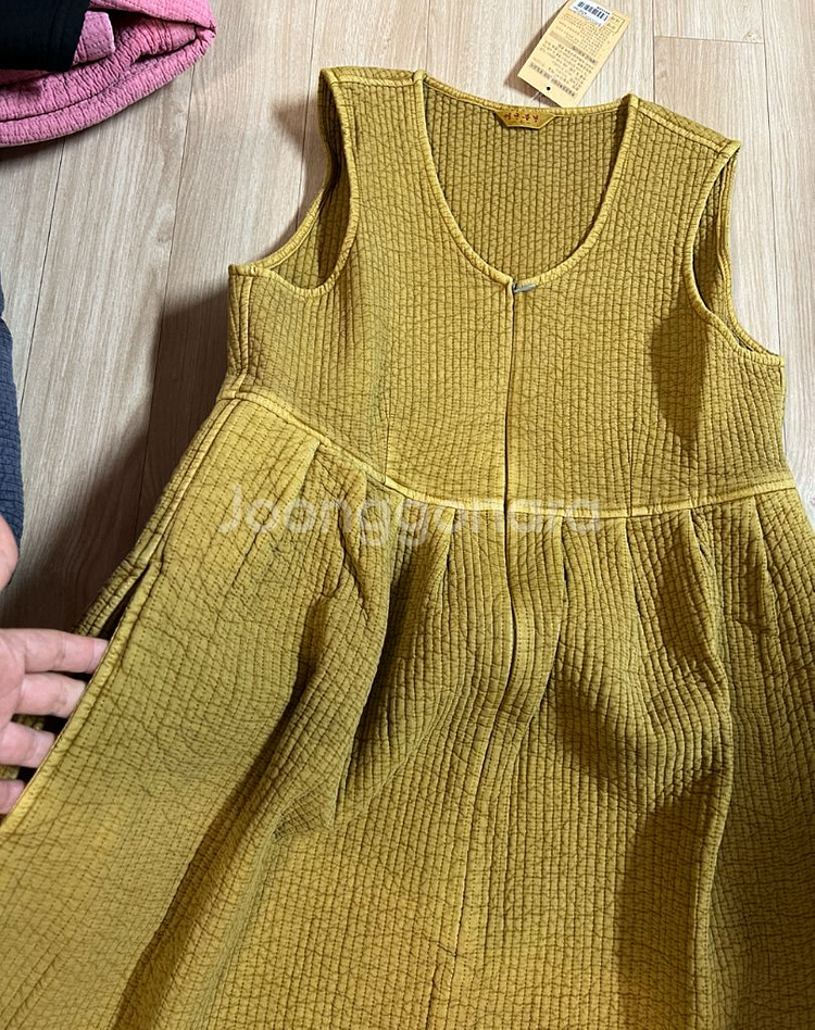 누비 생활한복 원피스 세트 새상품--3