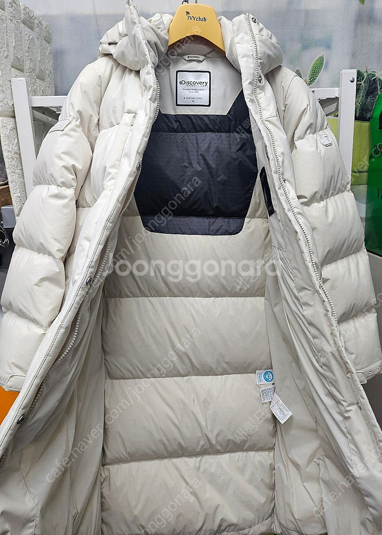 디스커버리 여성롱패딩 55 22FW 구스롱패딩 AC40--6