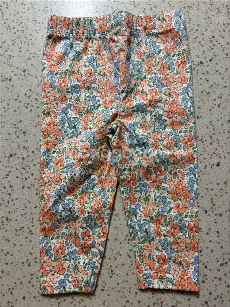 폴로 랄프로렌 꽃무늬 아기 레깅스 9M--1