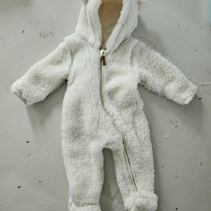 hnm 양털우주복 100일아기사이즈