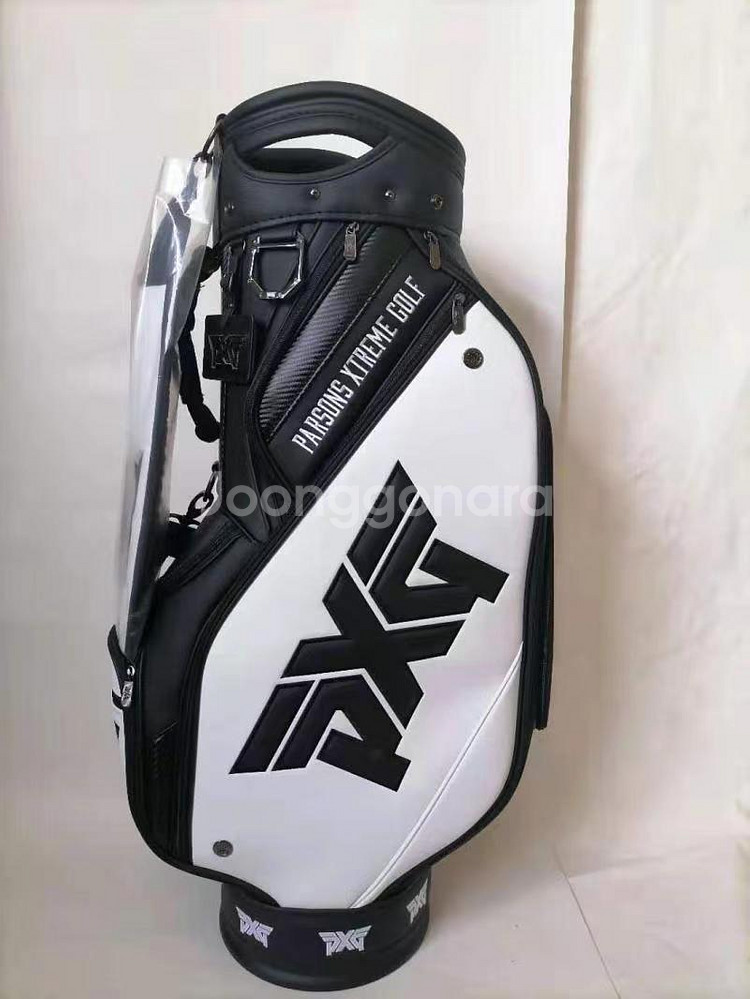 PXG 9인치 투어백 캐디백 화이트/블랙 새상품--1