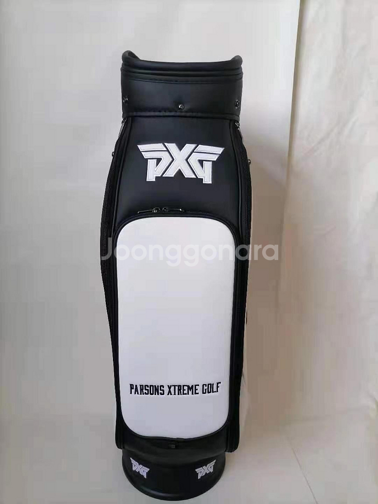 PXG 9인치 투어백 캐디백 화이트/블랙 새상품--2