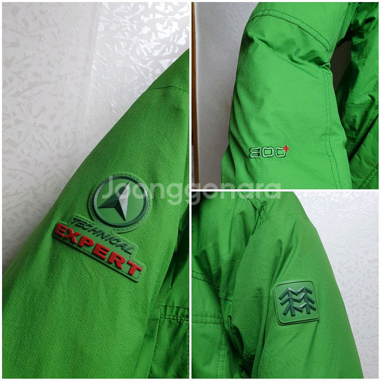 [남95] 코오롱 대장급 구스패딩(연두)--5