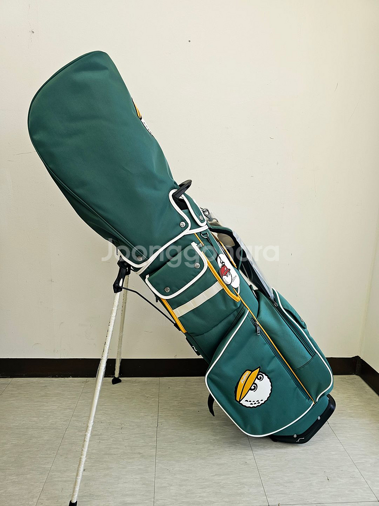 말본 멀티포켓 경량 스탠드백 그린--1